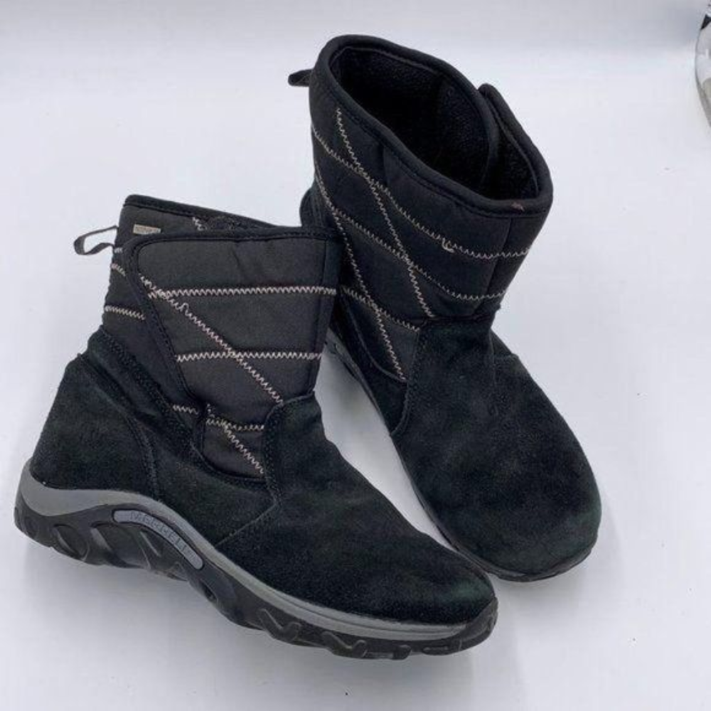 Merrell Black Suede‎ Short Boots